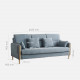 Macaron Sofa II, Oak with Light Grey Fabric Macaron Sofa II, Oak with Light Grey Fabric